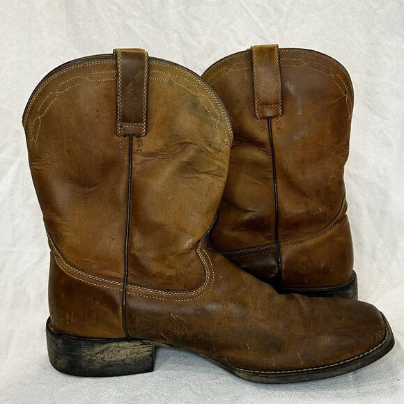 ARIAT Mens SIZE 13 D Western Cowboy Square Toe Boots Brown #10015288 - Picture 12 of 16